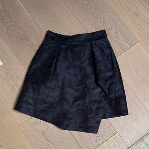 Banana Republic Dark Patterned A-Line Skirt